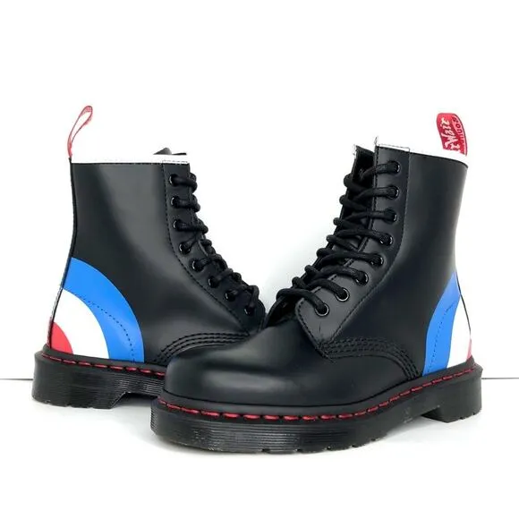 NEW Dr Martens X The Who 1460 Pascal 8 Eye Lace Up Boots Women’s 6 Shoes