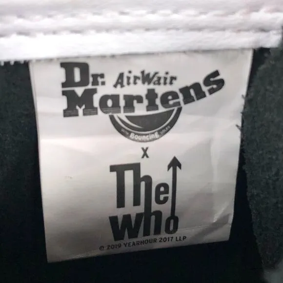 NEW Dr Martens X The Who 1460 Pascal 8 Eye Lace Up Boots Women’s 6 Shoes