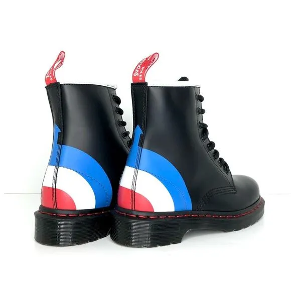 NEW Dr Martens X The Who 1460 Pascal 8 Eye Lace Up Boots Women’s 6 Shoes