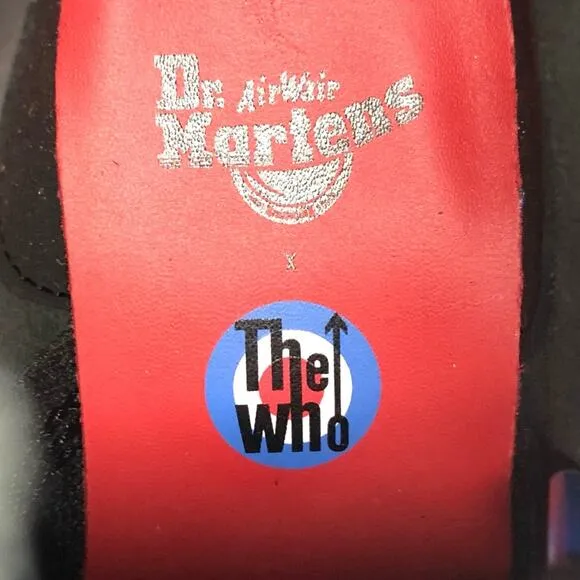 NEW Dr Martens X The Who 1460 Pascal 8 Eye Lace Up Boots Women’s 6 Shoes
