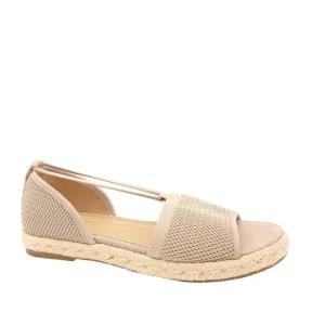 NEW Eileen Fisher Mews D'orsay Sandals Women 7.5 Espadrille Beige Comfort Summer