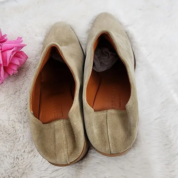 NEW Everlane Italian Tan Leather Suede Mule Convertible Heel Ankle Booties