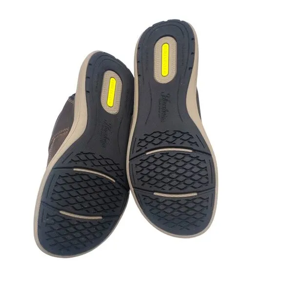 New Florsheim Venture Fisherman Brown Leather Sandals Mens 8