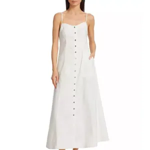 NEW FREE PEOPLE just jill maxi dress in ivory