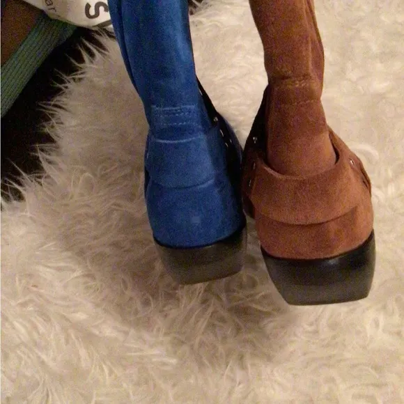 NEW! Free people ** mismatched Lockhart  harness boots