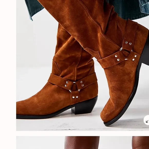 NEW! Free people ** mismatched Lockhart  harness boots