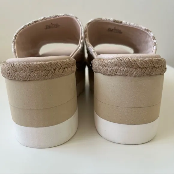 NEW Free People Santorini Platform Slide Sandal Size 8