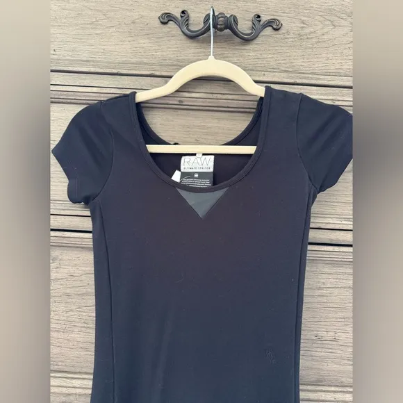 NEW G-Star Raw Ultimate Stretch Dress NWOT Black Bodycon Dress Exercise
