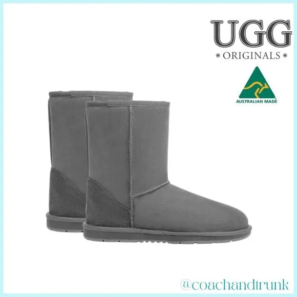 NEW Grey Suede Classic Ugg Boots From Australia