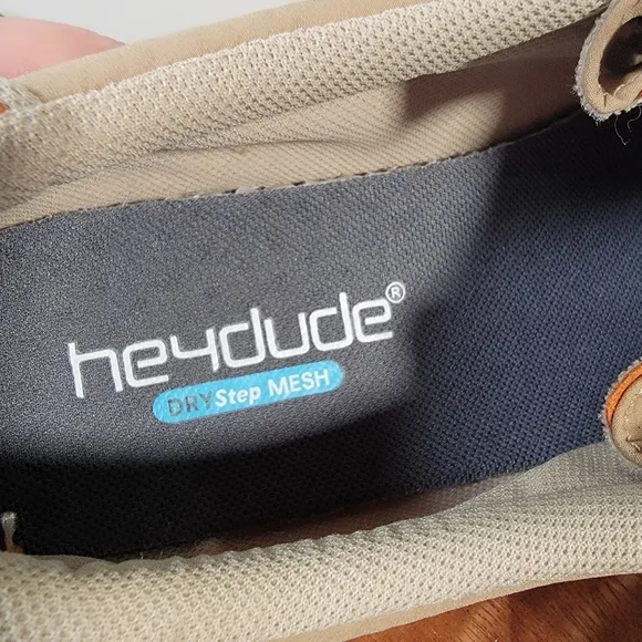 NEW Hey Dude Wally Mens Shoe Adventure Chestnut Size 10 Slip on Loafers