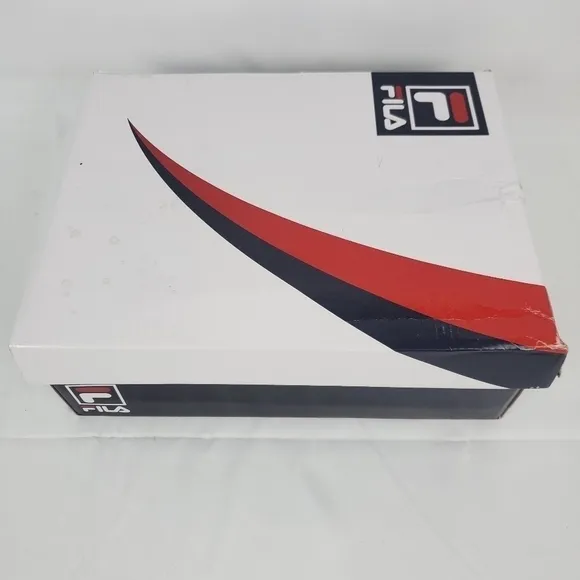 New In Box FILA F-13V Mens Fashion Sneakers Fila Red/Fila Navy/White Choose Size