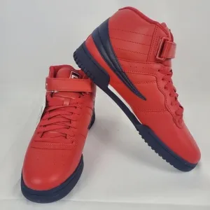 New In Box FILA F-13V Mens Fashion Sneakers Fila Red/Fila Navy/White Choose Size