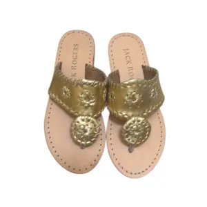 New in box girls Jack Rodgers flat sandals size 12