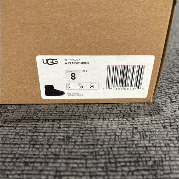 NEW IN BOX UGG Black Classic Ankle Boots