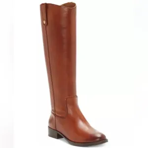 New INC Fawne Leather Boots Size 5 Retail $189