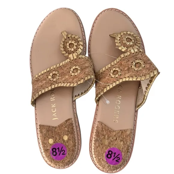 New! Jack Rogers Jacks II Flat Sandals