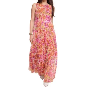 NEW JOHNNY WAS loran tiered maxi dress in fabiola