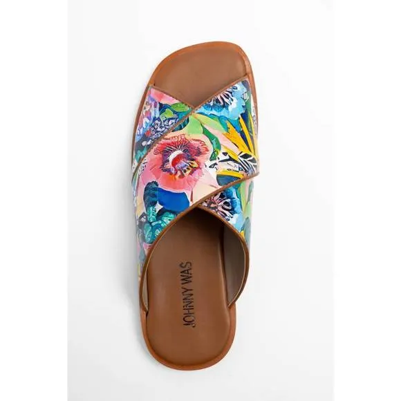 NEW JOHNNY WAS women's layla x band sandal in multi