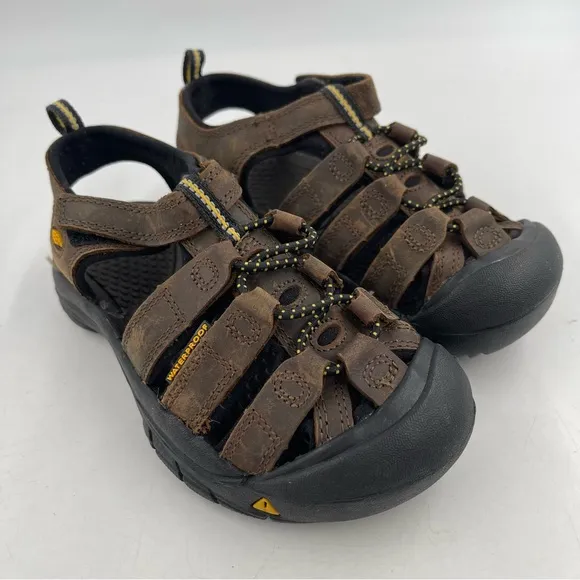 NEW! Keen Kid’s Newport Premium Brown Waterproof Shoes Sandals - 12 C