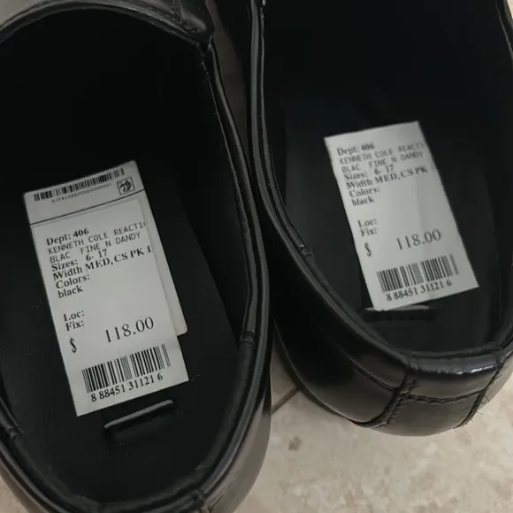 New Kenneth Cole Reaction leather loafers