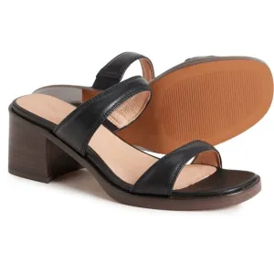 NEW MADEWELL Ora Double-Strap Sandals - Leather For Women True Black 462sn