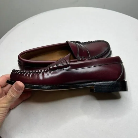 NEW Mens Size 7 J.Crew Penny Loafers in Wine BS114 $198