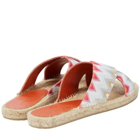 NEW MISSONI women's harlow wave sandal in pink