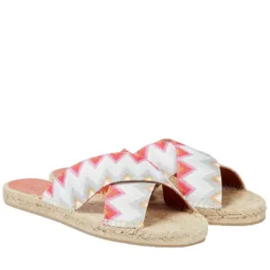 NEW MISSONI women's harlow wave sandal in pink