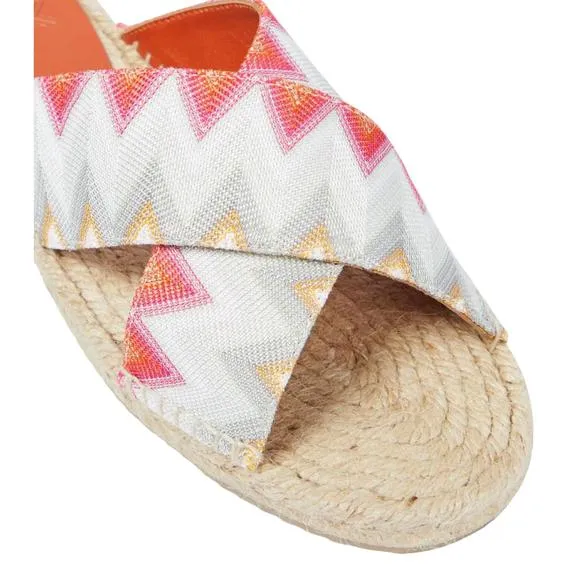 NEW MISSONI women's harlow wave sandal in pink