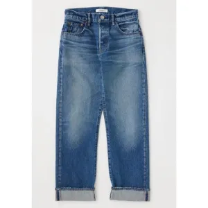 NEW MOUSSY mv foxwood straight jeans in blue