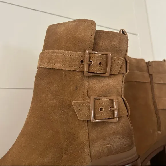 New Naturalizer Trina Suede Buckle Boots