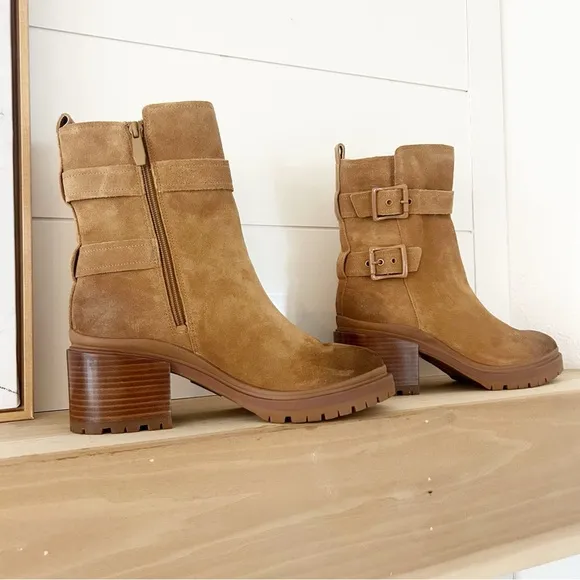 New Naturalizer Trina Suede Buckle Boots