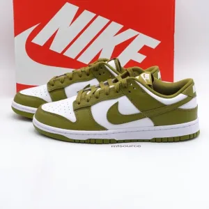 NEW Nike Dunk Low Retro Sneakers DV0833-105 White/Pacific Moss