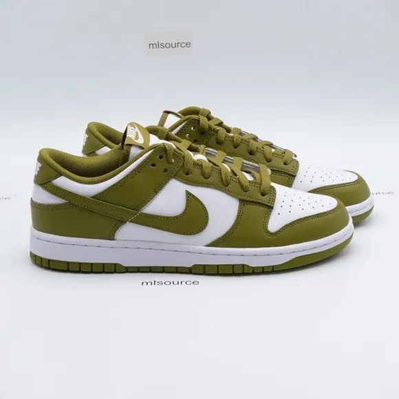 NEW Nike Dunk Low Retro Sneakers DV0833-105 White/Pacific Moss