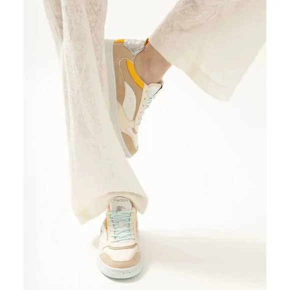 NEW ONCEPT porto sneaker in ivory