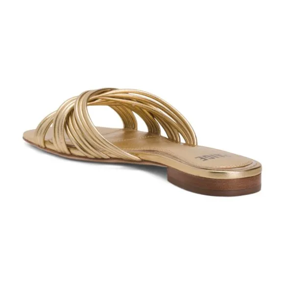 NEW PAIGE Leather Dina Flat Sandals for women 864tn