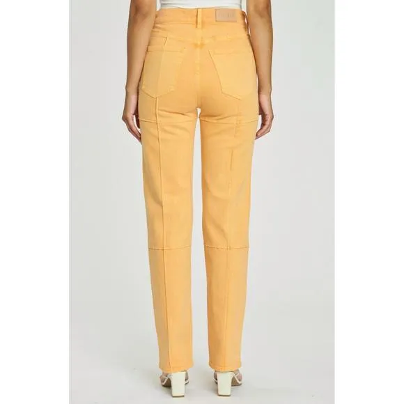 NEW PISTOLA cassie super high rise straight jean in nectar