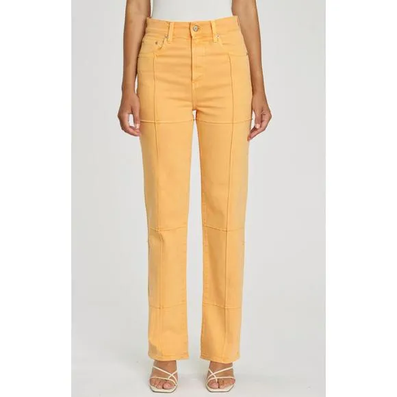 NEW PISTOLA cassie super high rise straight jean in nectar