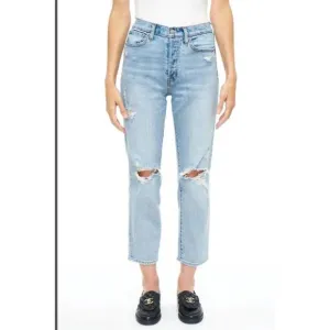 NEW PISTOLA charlie high rise straight jean in bali distressed