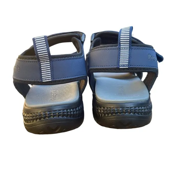 NEW Propet Women's Size 8.5 TravelActiv Adventure Strappy Sandals Navy Casual