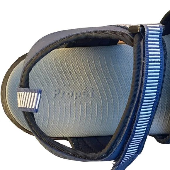 NEW Propet Women's Size 8.5 TravelActiv Adventure Strappy Sandals Navy Casual
