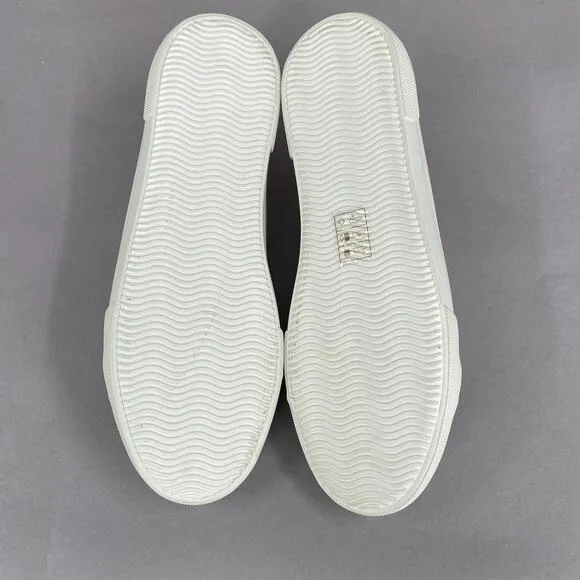 New Republic Madison Canvas Fashion Sneakers Triple White Women's Size 8 low top