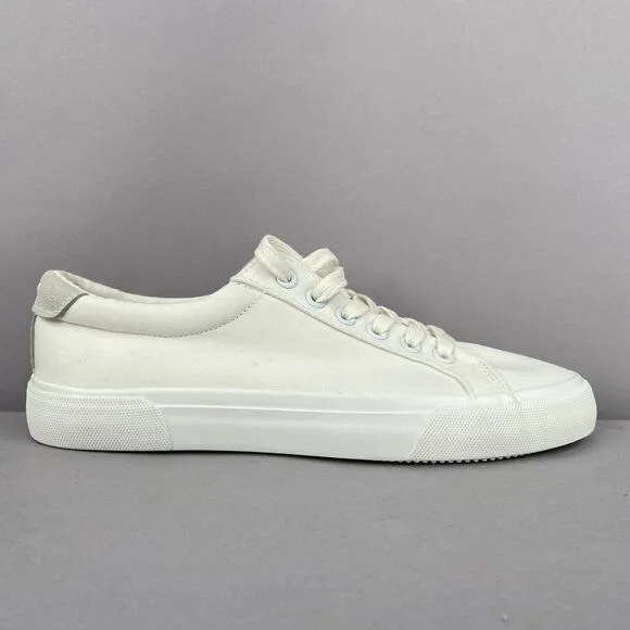 New Republic Madison Canvas Fashion Sneakers Triple White Women's Size 8 low top