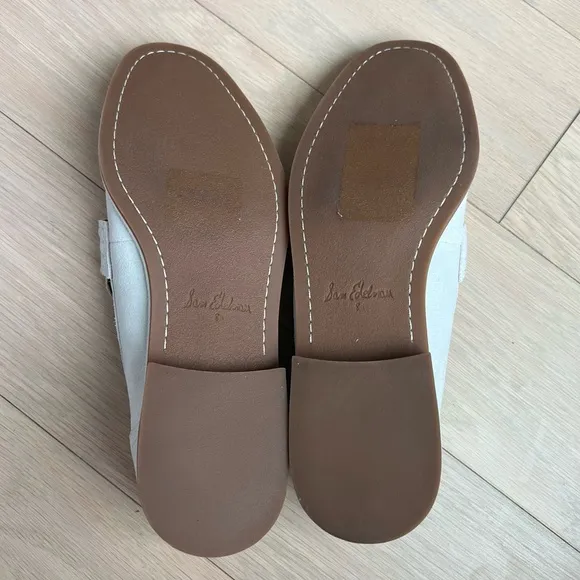 NEW Sam Edelman Birch Loafers in Ice White