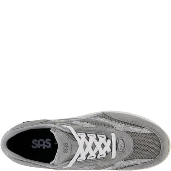 NEW SAS women's tour mesh lace up sneaker in plata mix