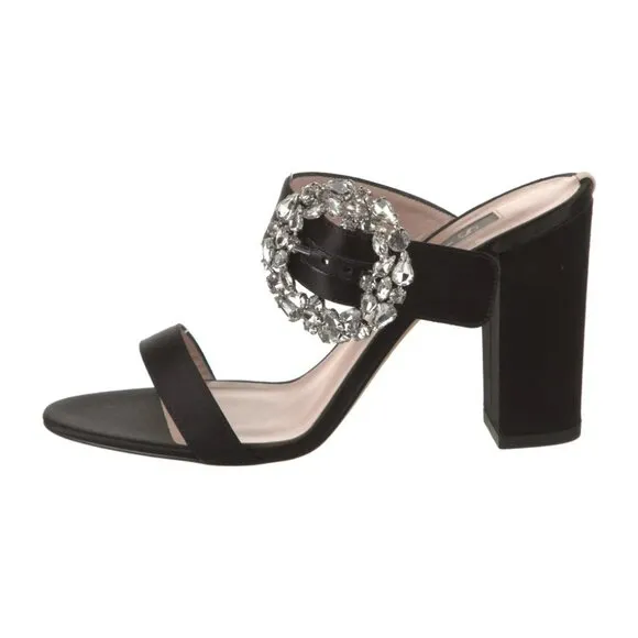 NEW SJP BY SARAH JESSICA PARKER Made In Italy Celia Ornament Heeled Sandals mn