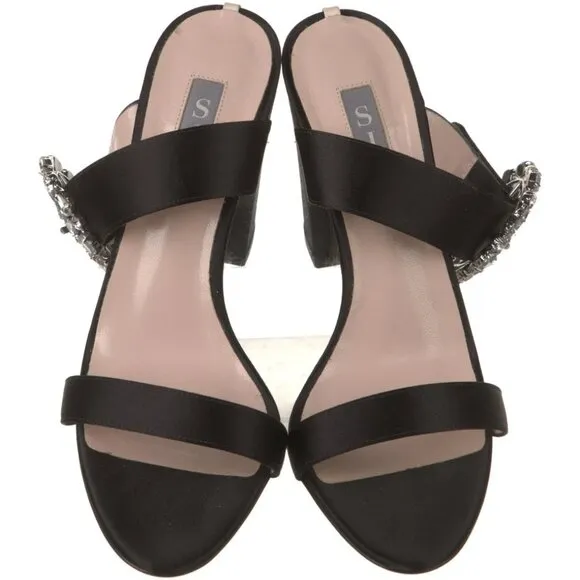 NEW SJP BY SARAH JESSICA PARKER Made In Italy Celia Ornament Heeled Sandals mn