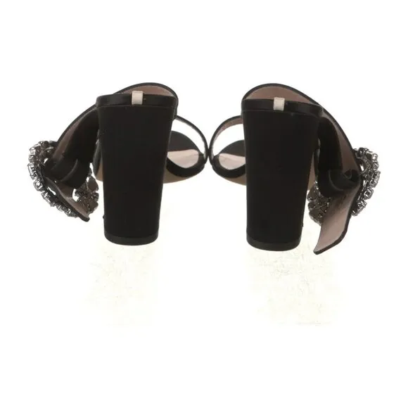 NEW SJP BY SARAH JESSICA PARKER Made In Italy Celia Ornament Heeled Sandals mn