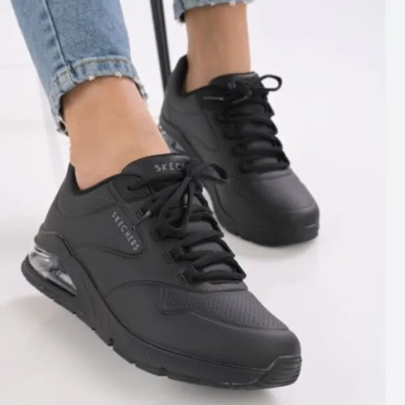 new SKECHERS Uno 2 Stand On Air Sneakers Black 525