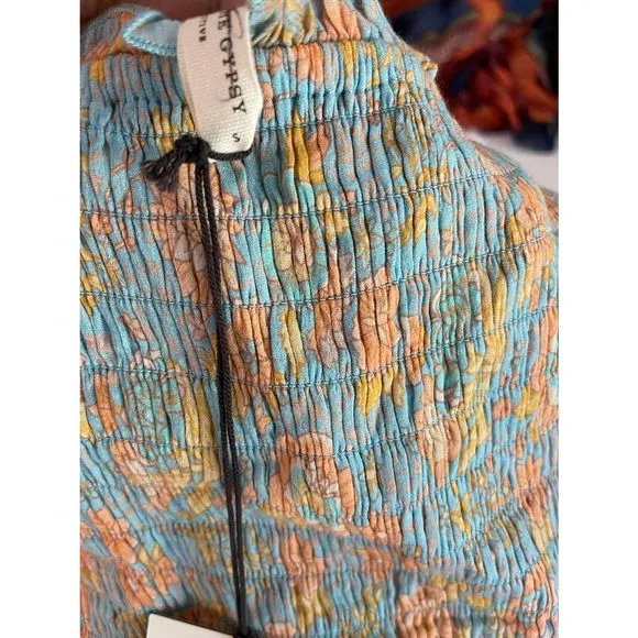 New Spell &amp; The Gypsy Juniper Shirred Dress sz Small